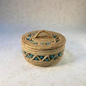 Woven-Palm-Leaves Basket